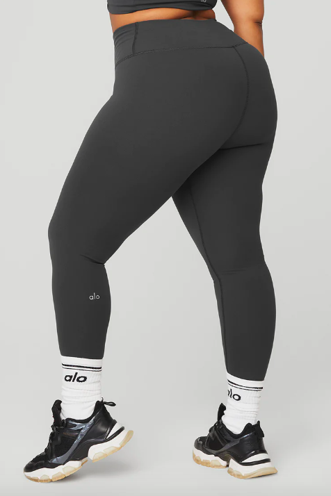 Nike Yoga ruched cropped leggings in black