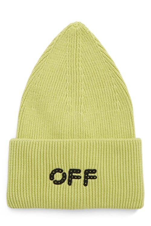 Embroidered Logo Cotton and Cashmere Beanie