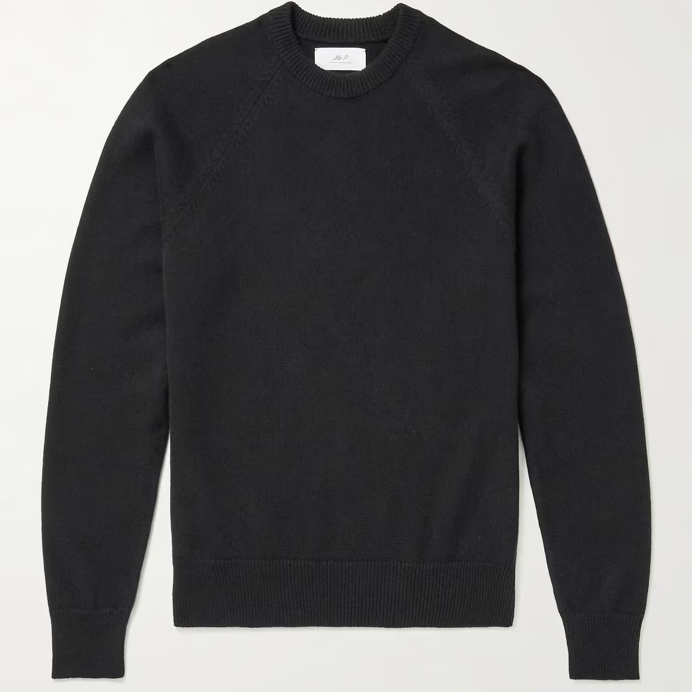 Cashmeren Men's Essentials Knit Crewneck Sweater Cashmere Wool Classic Long Sleeve Pullover 