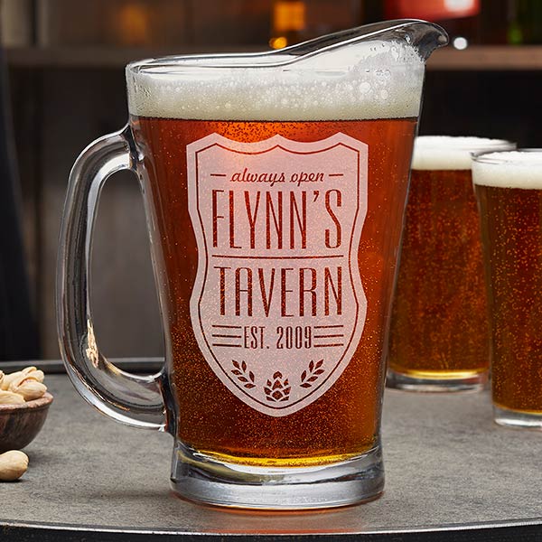 Personalized Beer Pitcher & Pint Glasses