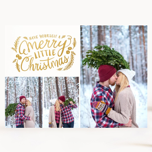 Merry Little Christmas Holiday Card