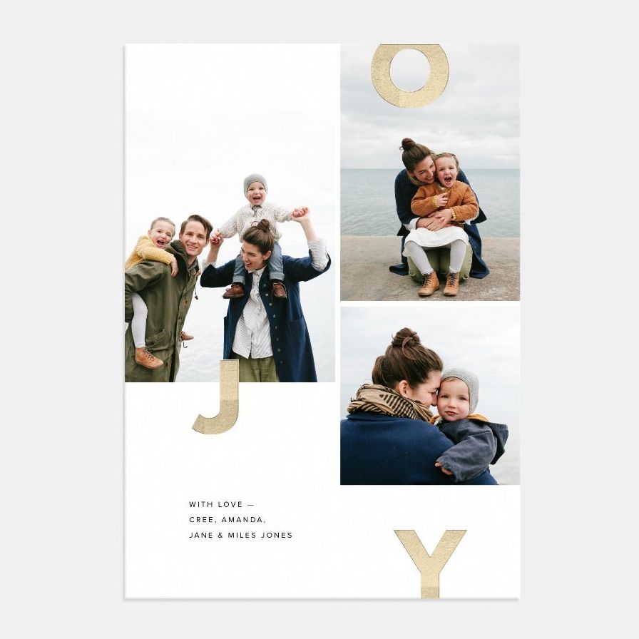 Joy Multi-Image Holiday Card