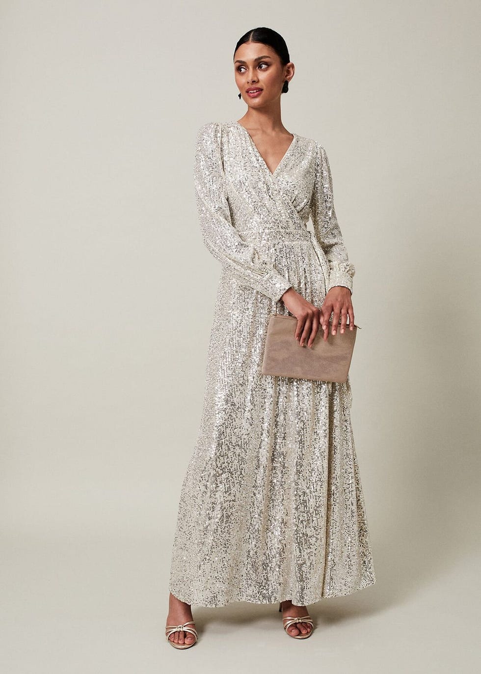 Amily Sequin Maxi Dress