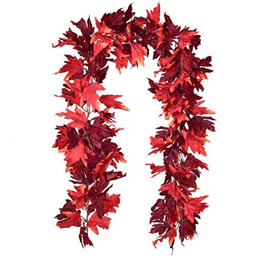  Fall Garland Maple Leaf (Set of Two) 