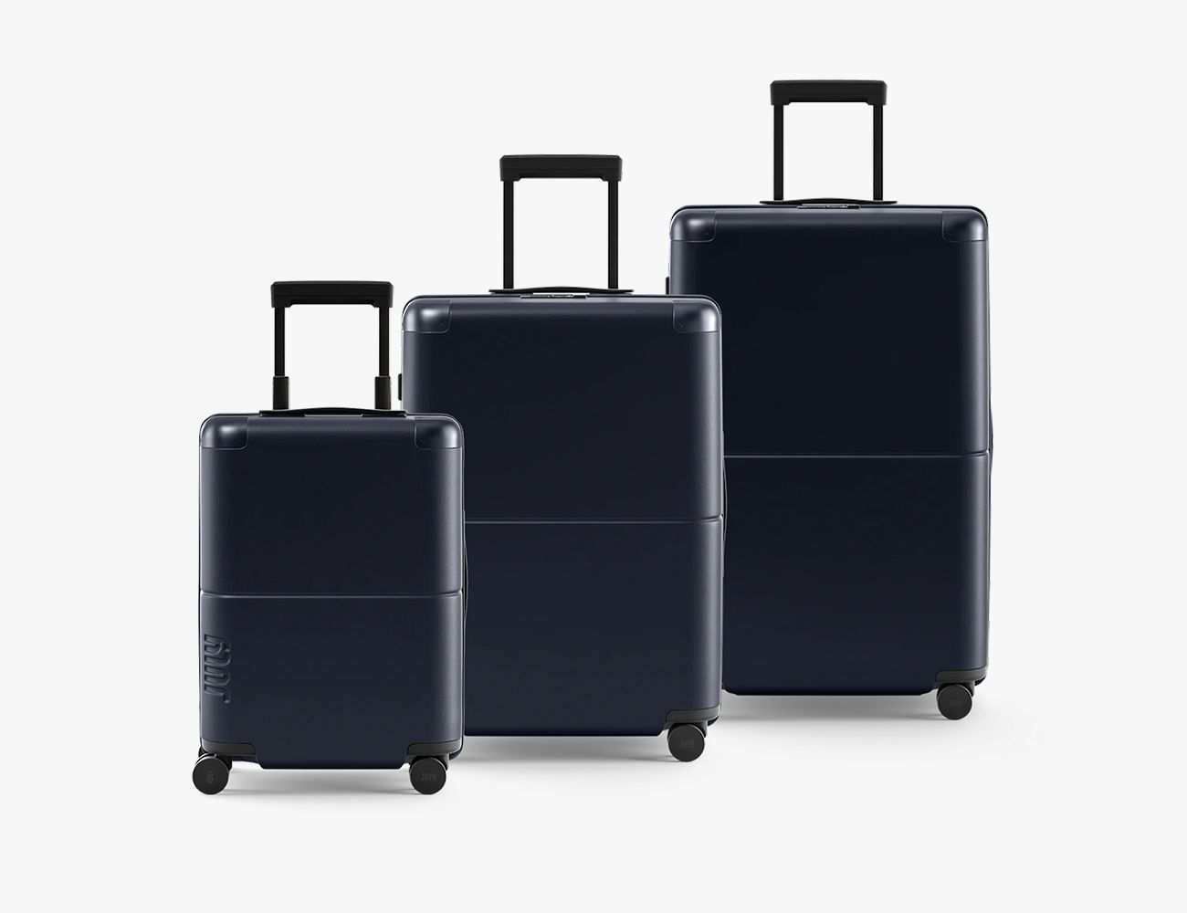 family matching suitcases