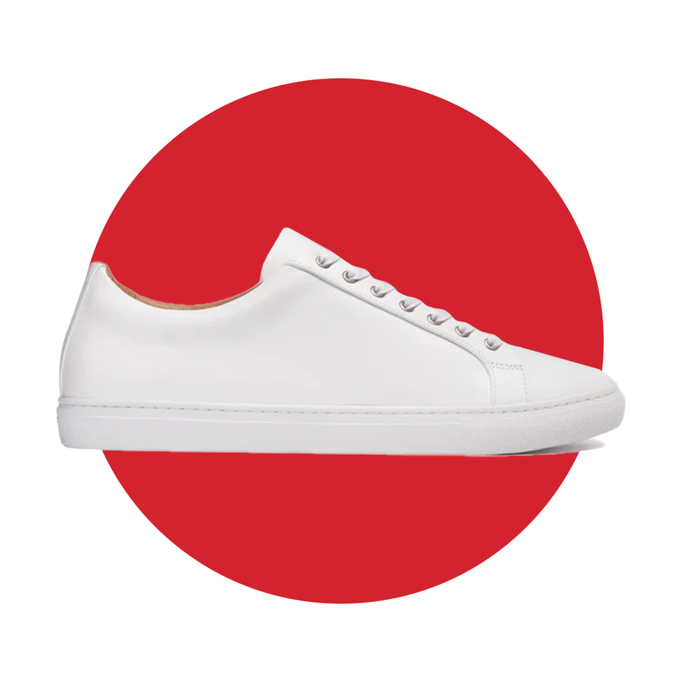 Lacoste Game Advance sneakers in white leather with pink back tab
