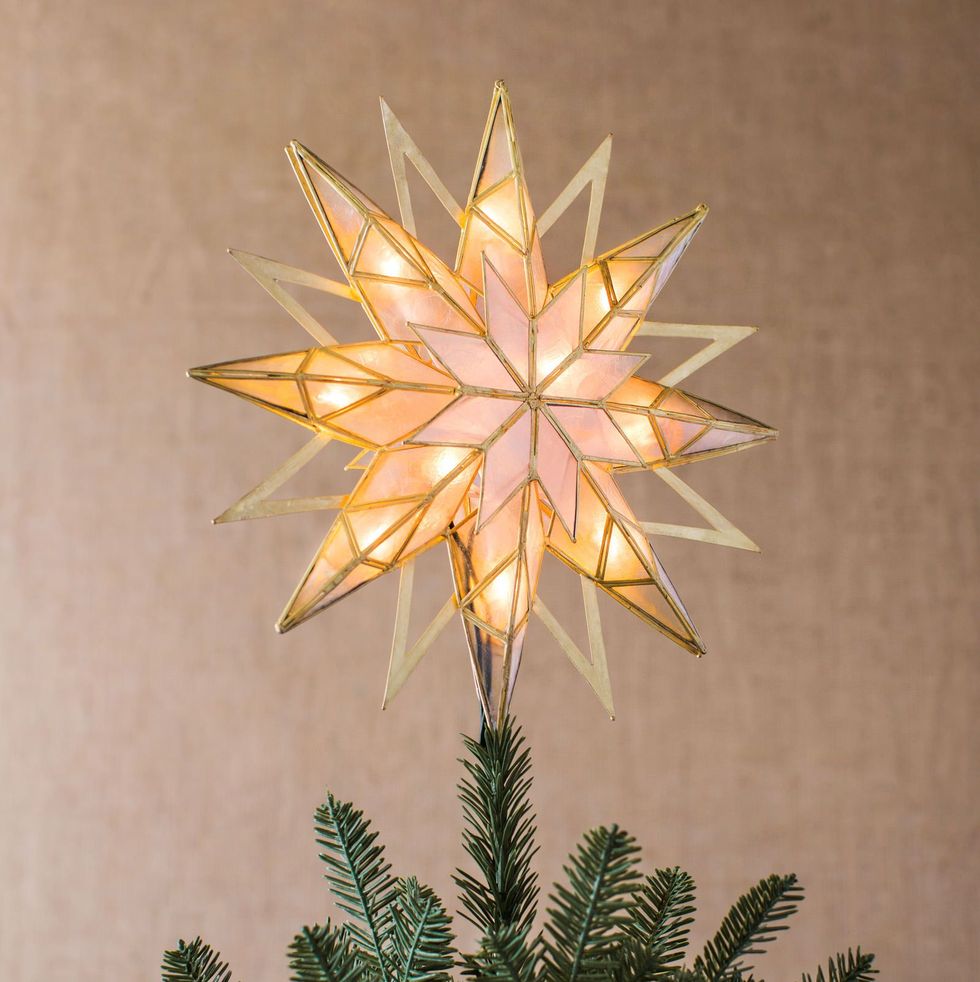 Double-sided Starburst Christmas Tree Topper