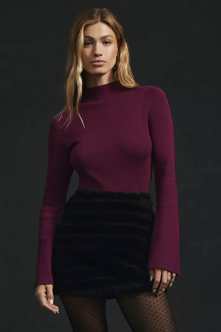 Maeve Bell-Sleeve Sweater