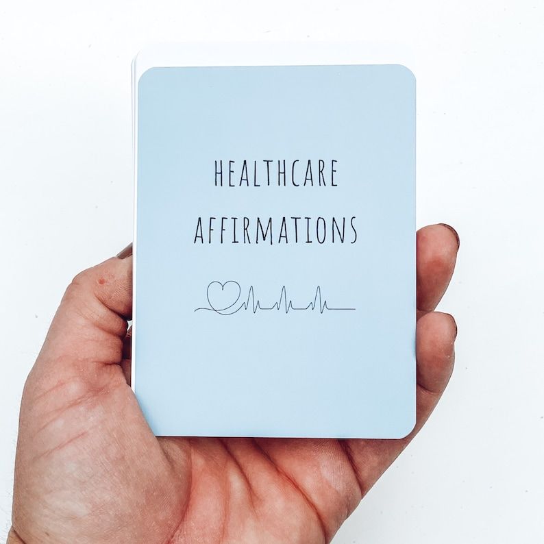 Healthcare Workers Affirmation Cards Set