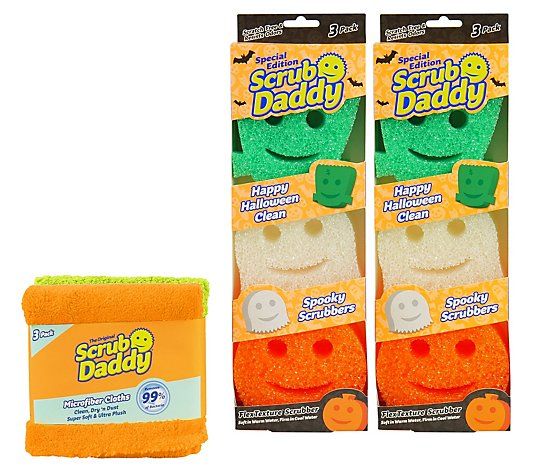 Scrub Daddy Halloween sponges will clean anything and add festive