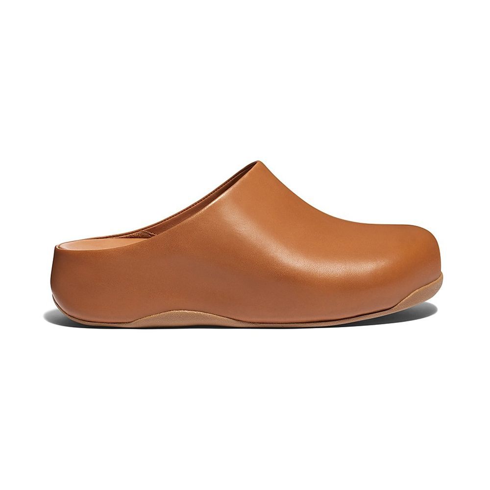 White Stuff Twisted Leather High Wooden Clog, Mid Yellow at John Lewis &  Partners