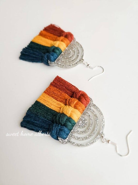 Rainbow Earrings 