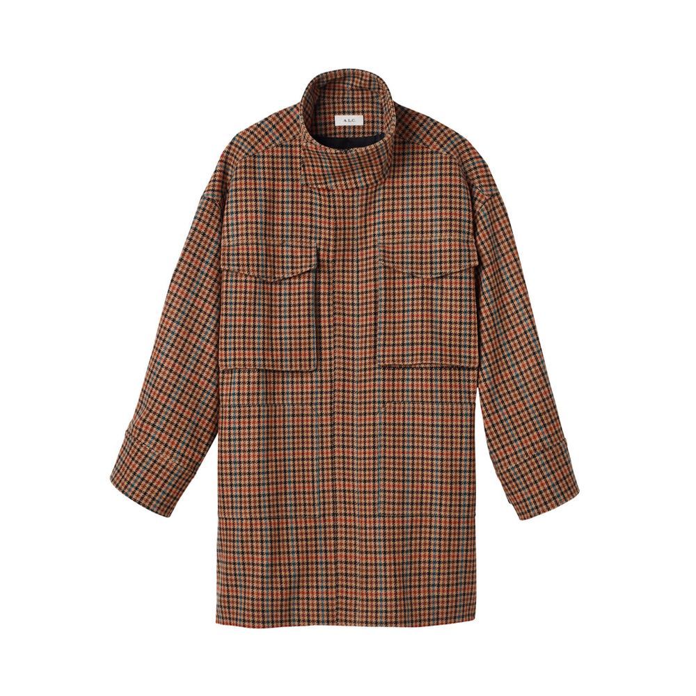 Micah Plaid Coat