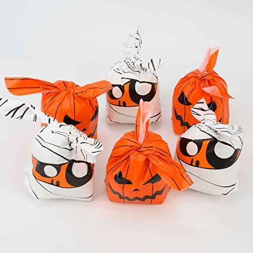 100PCS Halloween Treat Bags Candy Bags Kids trick or treat Bags Cute  Rabbit Ear Halloween Party Goodie Bags Halloween Cookies Plastic Gift  Favors Bag for Halloween Party Decoration Supplies  Walmart Canada