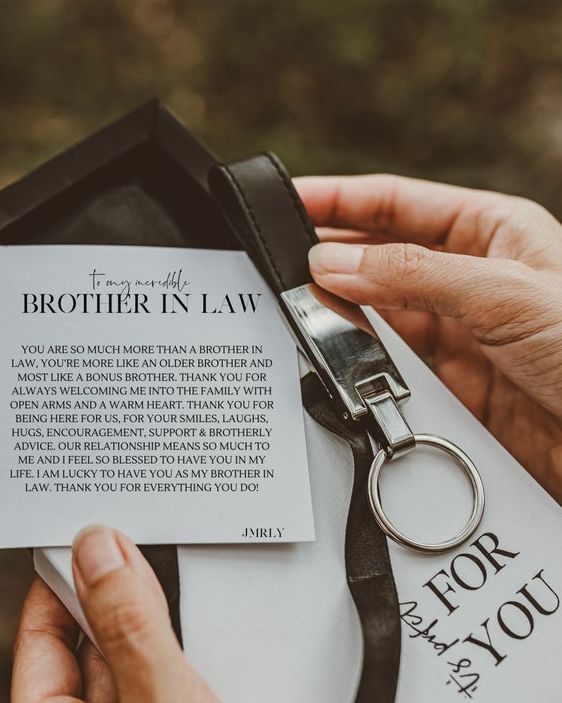 Brother-in-Law Keychain 