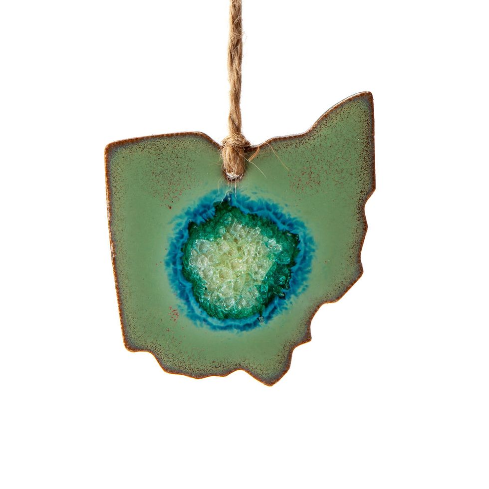 Geode State Ornament 