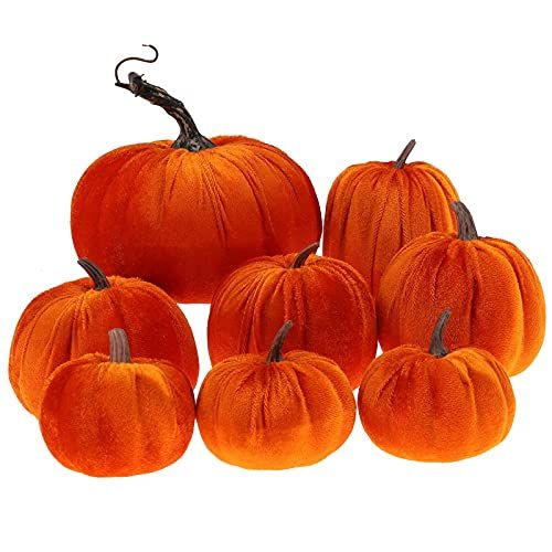 Velvet Pumpkins For Autumn and Halloween: Top Picks