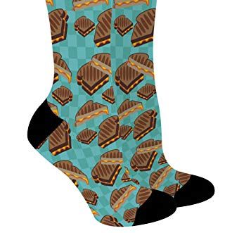 Grilled Cheese Novelty Socks