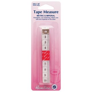 Tape measure hem