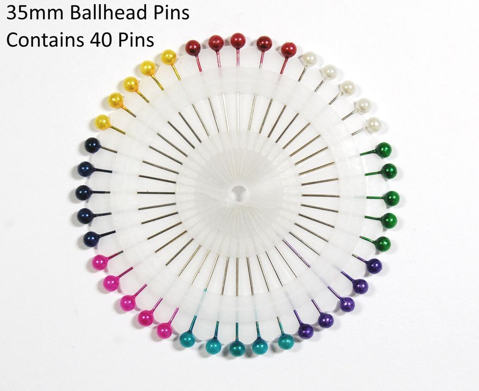 35mm Round Ballhead Sewing Pins