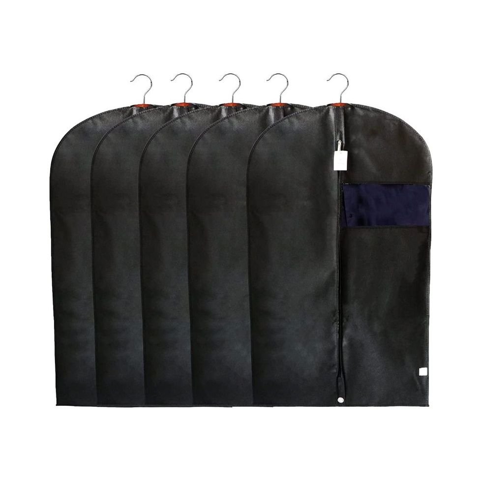Set of 5 Dust and Water Proof Carrier Garment Bags 
