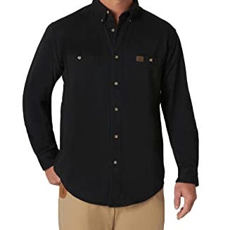 Wrangler Riggs Logger Twill Long-Sleeved Shirt