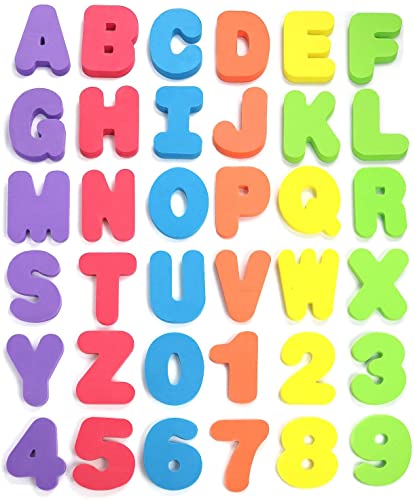 Bath Foam Letters & Numbers