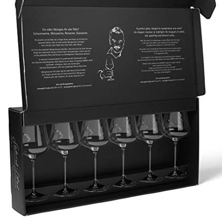 Austrian Crystal Wine Glasses (6)