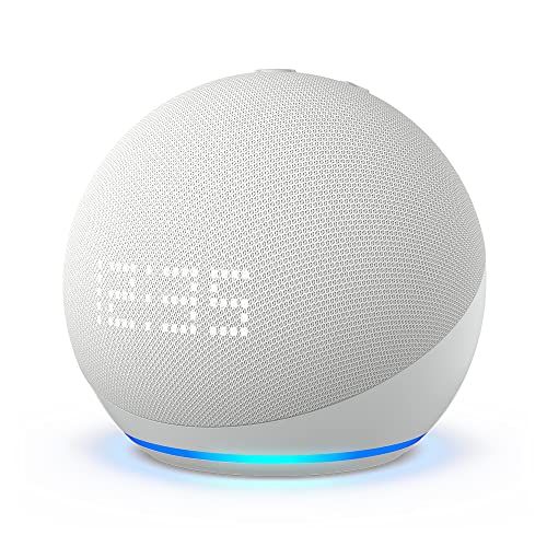 Echo Dot (5th generation, 2022 release) with clock