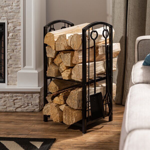 indoor firewood rack