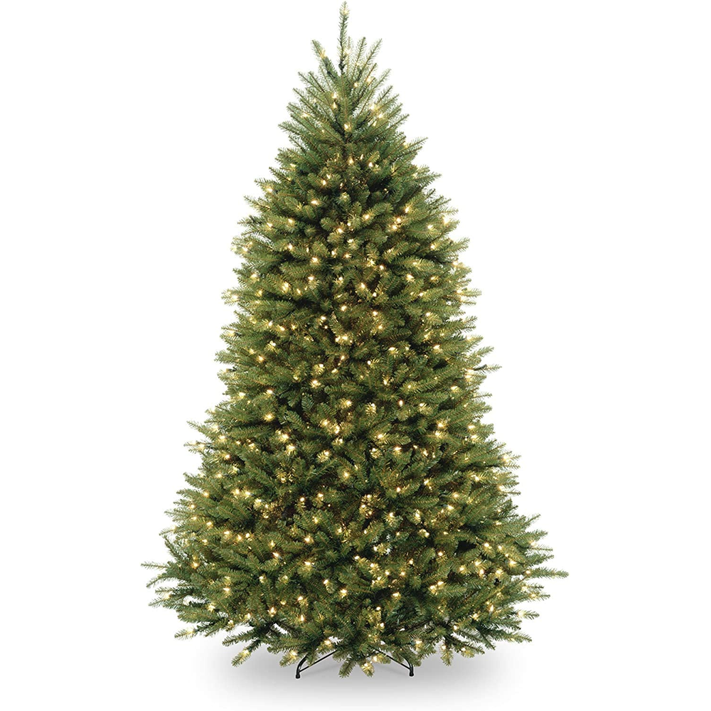 Dunhill Fir Pre-Lit Christmas Tree, 6.5 Feet