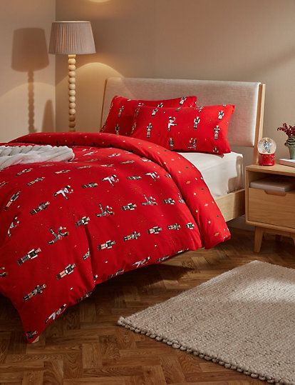 fleece christmas duvet cover