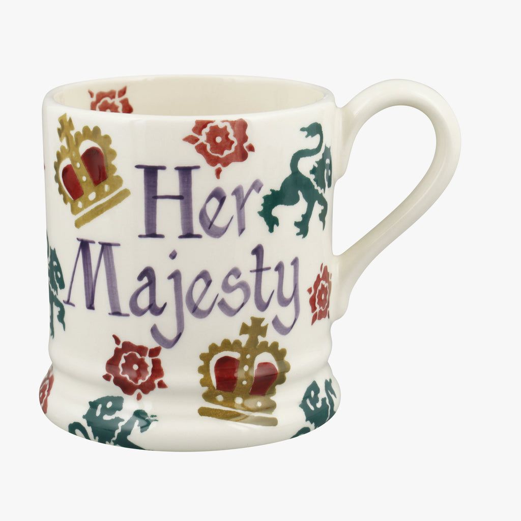 Personalised Queen Elizabeth II 1/2 Pint Mug