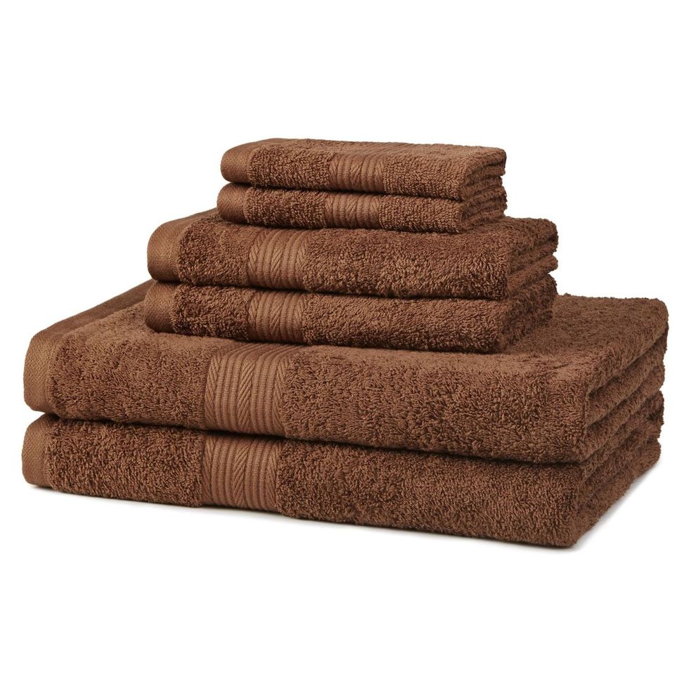 Cotton Paradise 6 Piece Towel Set, 100% Turkish Cotton Soft Absorbent  Towels for Bathroom, 2 Bath Towels 2 Hand Towels 2 Washcloths, Coral