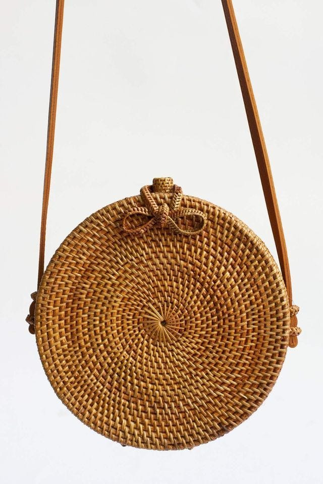 Ata Original Rattan Crossbody