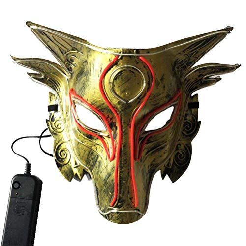 Halloween Wolf LED Mask 