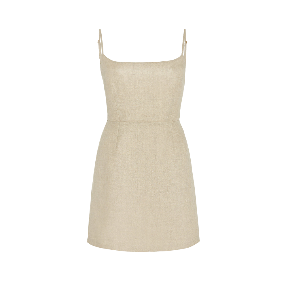 Exclusive Maeve Linen Mini Dress