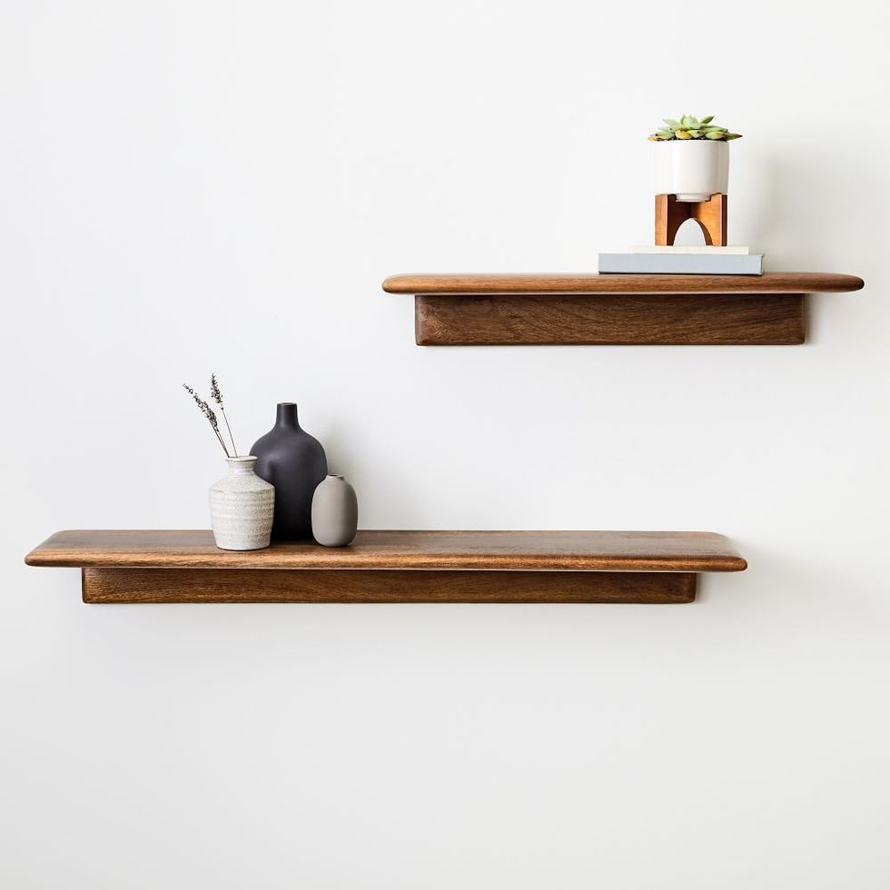 Anton Solid Wood Wall Shelves