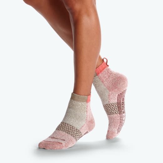 3 Pack Pale Pink Anklet Socks - Small – GripperzSocks