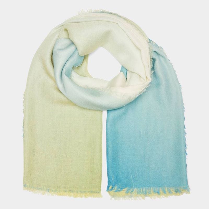 Ombré Cashmere-Silk Scarf