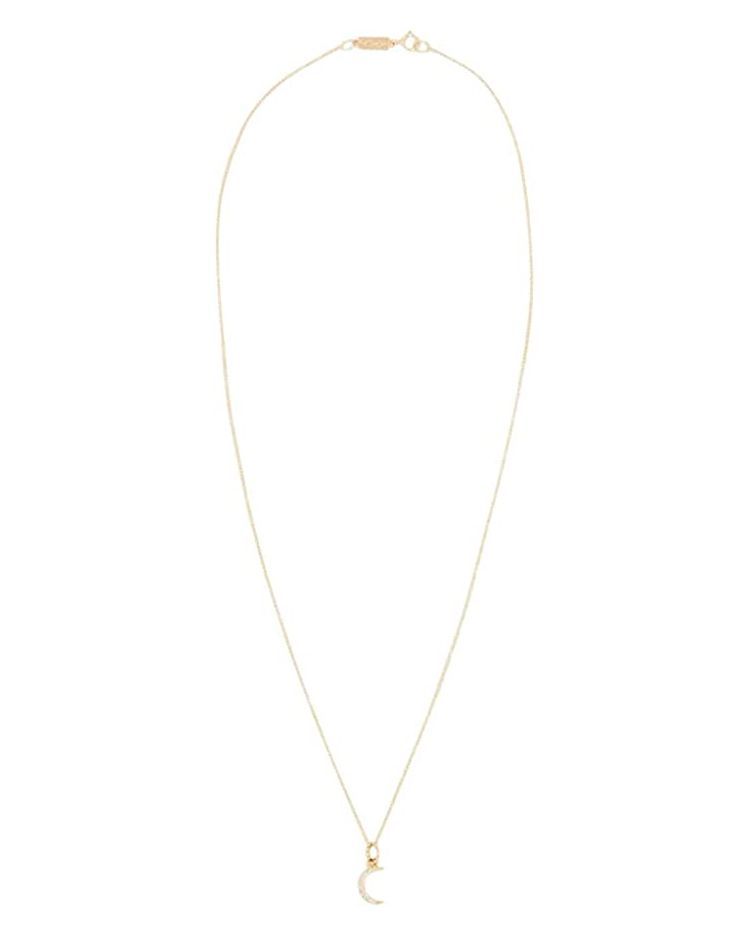 18k Mini Diamond Carson Pendant Necklace