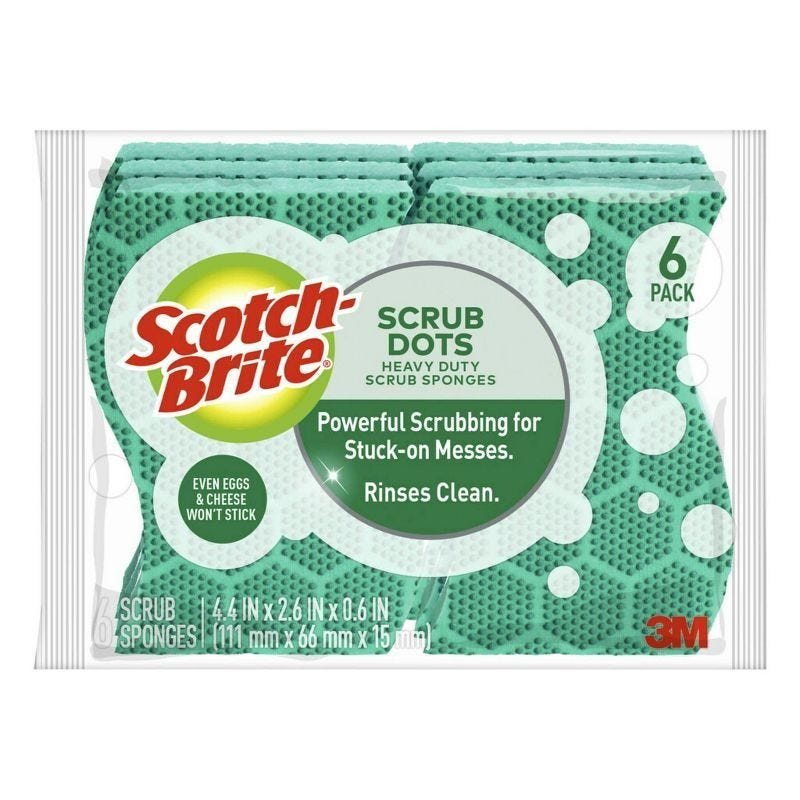 Scotch-Brite® Scrub Dots Heavy Duty Sponge