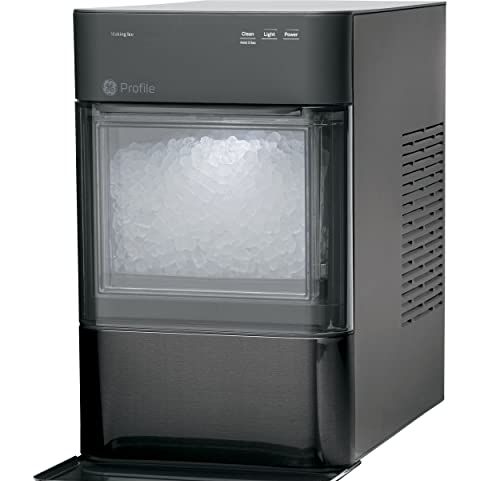 Frigidaire 44 lbs. Crunchy Chewable Nugget Ice Maker EFIC237, Black  Stainless Steel 