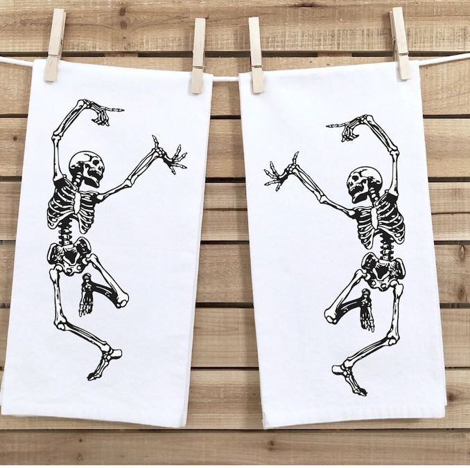 Skeleton Tea Towels
