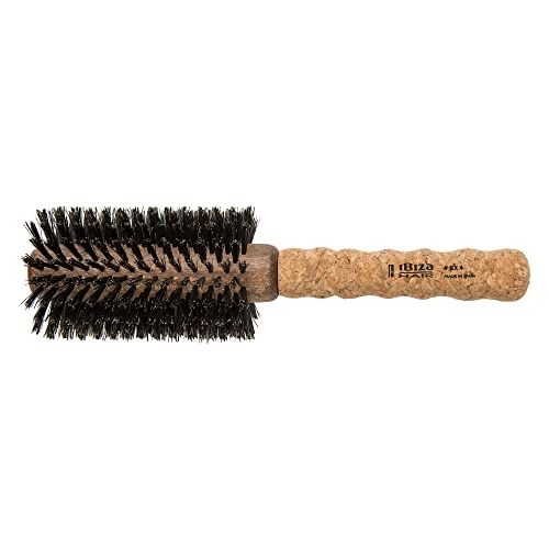 Organic Bs Wooden Bristle Paddle Brush  Bamboo Hair Brush