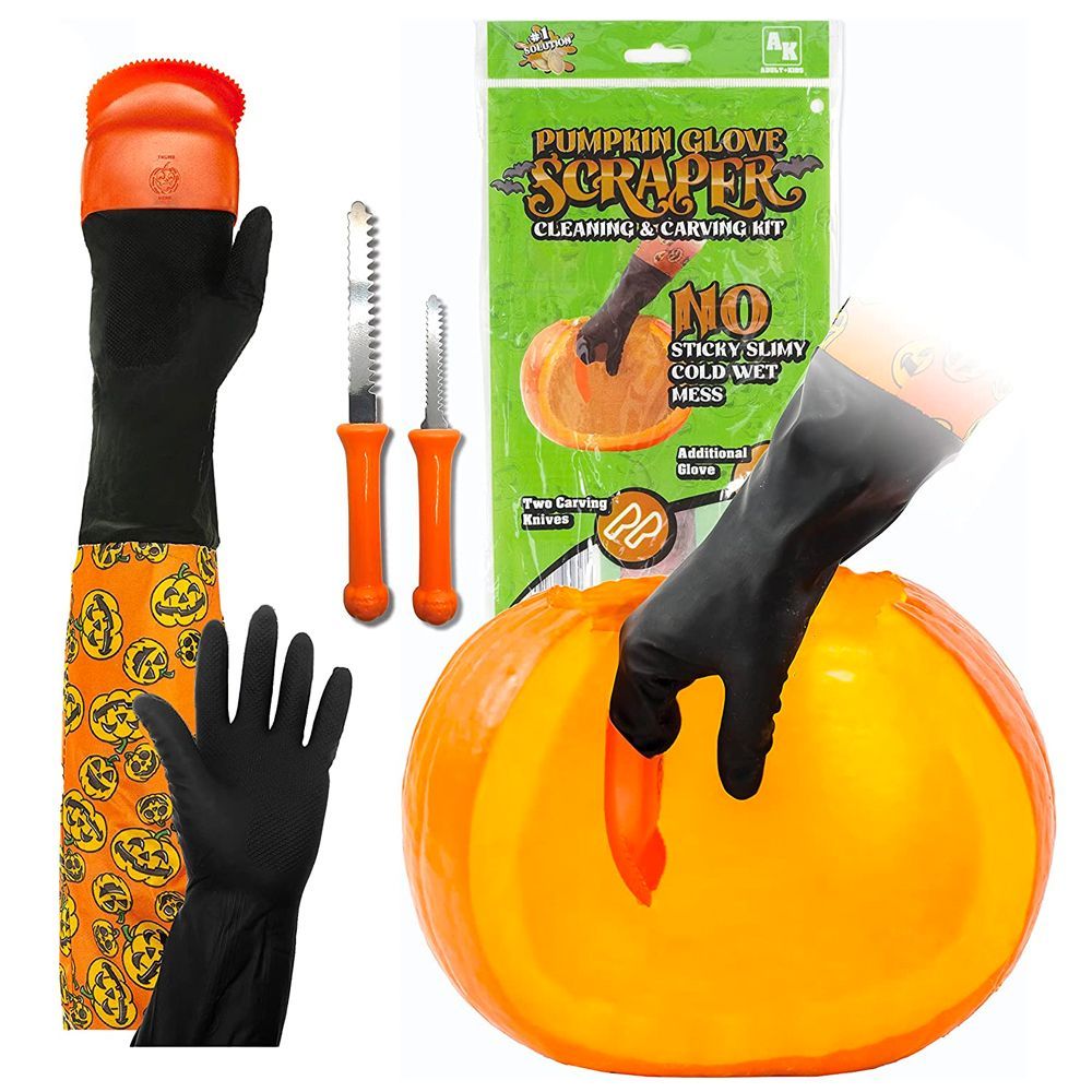 Pumpkin Scraper Glove