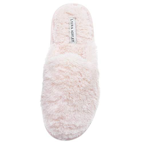 Ladies All Over Plush W/Memory Foam Slippers