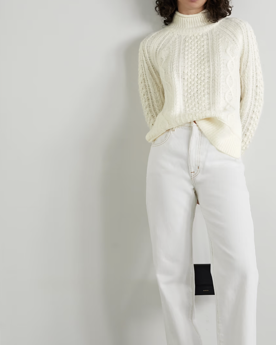 Camil Wool-Blend Turtleneck Sweater