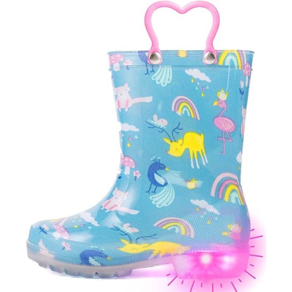 Voberry Infant Baby Waterproof Dot Bowknot Rubber Rain Boots Kids Children Rain Shoes 
