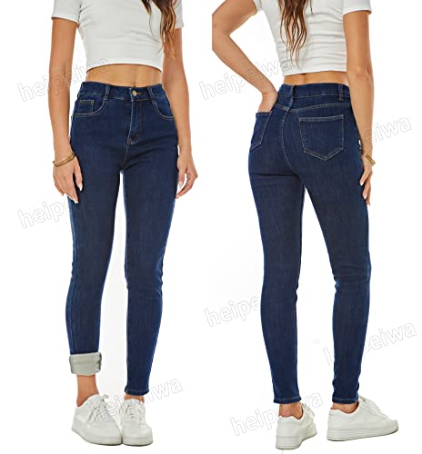Fleece-Lined Skinny Jeans